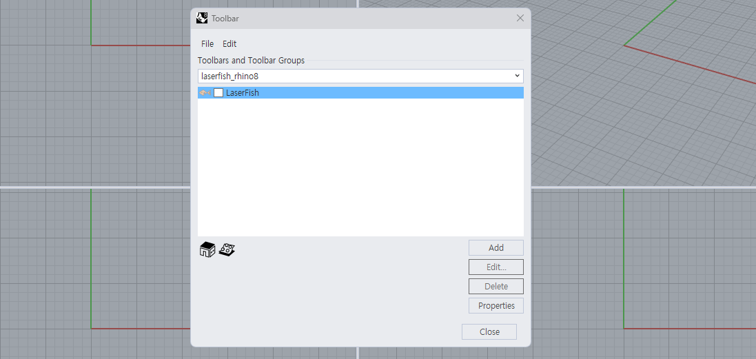 Set the default file to LaserFish